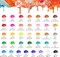Acrylic Paint Set With 12 Brushes, 36 Colors (59ml, 2oz) Art Craft Paints Gifts for Artists Kids Beginners & Painters